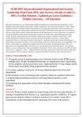 NURS 6053 INTERPROFESSIONAL ORGANIZATIONAL AND SYSTEMS LEADERSHIP FINAL EXAM QUESTIONS AND CORRECT ANSWERS WITH RATIONALES&vert; INSTANT DOWNLOAD