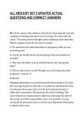 ALL HESI EXIT SET 3 UPDATED ACTUAL&NewLine;QUESTIONS AND CORRECT ANSWERS