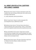 ALL NREMT UPDATED ACTUAL QUESTIONS&NewLine;AND CORRECT ANSWERS