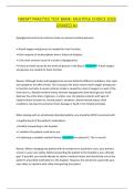 NREMT PRACTICE TEST BANK - MULTIPLE CHOICE 2026 GRADED A&plus;