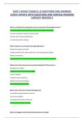 SAFE 5 AGILIST EXAM &lpar;5&period;1&rpar; QUESTIONS AND ANSWERS &NewLine;LATEST UPDATE WITH QUESTIONS AND VERIFIED ANSWERS &NewLine;ALREADY GRADED A 
