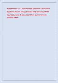 NUR 6001 Exams 1&ndash;3 &ndash; Advanced Health Assessment &ndash; &lpar;2026&rpar; Actual &NewLine;Questions & Answers &lpar;WPU&rpar; &vert; Complete 600-Q Test Bank with NGN&NewLine;Style Case Scenarios & Rationales &vert; William Paterson University &NewLine;2026&sol;2027 Edition 