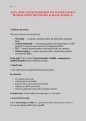 BLP LATEST UPADATES REVISION NOTES FOR EXAM BLP &NewLine;REVISION NOTES NEW EDITION ALREADY GRADED A&plus; 
