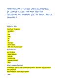 NUR 505 EXAM 1 &vert;LATEST UPDATED 2026&sol;2027 &vert;A COMPLETE SOLUTION WITH VERIFIED QUESTIONS AND ANSWERS &vert;GET IT 100&percnt; CORRECT &vert;GRADED A&plus; 