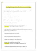 Pediatrics Chapter 34&colon; Ears &ndash; Exam Questions with Verified Answers &lpar;2026&sol;2027&comma; A&plus; Grade&rpar;