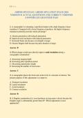 ARDMS SPI EXAM &sol; ARDMS SPI LATEST EXAM 2026 &NewLine;VERSION B ACTUAL QUESTIONS AND CORRECT VERIFIED &NewLine;ANSWERS &vert;GUARANTEED PASS 