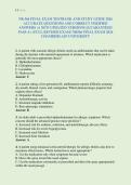NR 566 FINAL EXAM TESTBANK AND STUDY GUIDE 2026 &NewLine;ACCURATE QUESTIONS AND CORRECT VERIFIED &NewLine;ANSWERS &lpar;A NEW UPDATED VERSIONS&rpar; &vert;GUARANTEED &NewLine;PASS A&plus; &lpar;FULL REVISED EXAM&rpar; NR566 FINAL EXAM 2026 &NewLine;CHAMBERLAIN UNIVERSITY