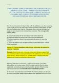 AMBULATORY CARE NURSE CERTIFICATION EXAM ANCC &NewLine;CERTIFICATION EXAM LATEST UPDATED VERSION &NewLine;ACTUAL TEST QUESTIONS AND CORRECT DETAILED &NewLine;ANSWERS &lpar;100&percnt; CORRECT VERIFIED SOLUTIONS&rpar; &NewLine;&vert;GUARANTEED PASS&period; &lpar;FULL REVISED EXAM&rpar;