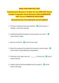 OMSA 2026 PRACTICE TEST  &NewLine;Comprehensive Resource To Help You Ace 2026-2027 Exams &NewLine;Includes Frequently Tested Questions With ELABORATED &NewLine;100&percnt; Correct COMPLETE SOLUTIONS  &NewLine;Guaranteed Pass First Attempt&excl;&excl; Current Update&excl;&excl;
