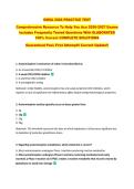 OMSA 2026 PRACTICE TEST  &NewLine;Comprehensive Resource To Help You Ace 2026-2027 Exams &NewLine;Includes Frequently Tested Questions With ELABORATED &NewLine;100&percnt; Correct COMPLETE SOLUTIONS  &NewLine;Guaranteed Pass First Attempt&excl;&excl; Current Update&excl;&excl; 