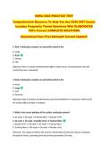 OMSA 2026 PRACTICE TEST  &NewLine;Comprehensive Resource To Help You Ace 2026-2027 Exams &NewLine;Includes Frequently Tested Questions With ELABORATED &NewLine;100&percnt; Correct COMPLETE SOLUTIONS  &NewLine;Guaranteed Pass First Attempt&excl;&excl; Current Update&excl;&excl; 