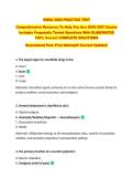 OMSA 2026 PRACTICE TEST &NewLine;Comprehensive Resource To Help You Ace 2026-2027 Exams Includes Frequently Tested Questions With ELABORATED 100&percnt; Correct COMPLETE SOLUTIONS &NewLine;Guaranteed Pass First Attempt&excl;&excl; Current Update&excl;&excl;