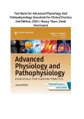 Test Bank For Advanced Physiology And Pathophysiology&colon; Essentials For Clinical Practice 2nd Edition&comma; 2024 &lpar; Nancy Tkacs &comma;Linda Herrmann&rpar;