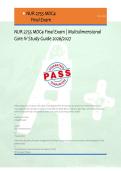 NUR 2755 MDC4 Final Exam &vert; Multidimensional &NewLine;Care IV Study Guide 2026&sol;2027 