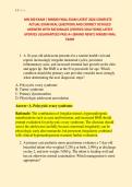 MN 580 EXAM &sol; MN580 FINAL EXAM LATEST 2026 COMPLETE &NewLine;ACTUAL EXAM REAL QUESTIONS AND CORRECT DETAILED &NewLine;ANSWERS WITH RATIONALES &lpar;VERIFIED SOLUTIONS&rpar; LATEST &NewLine;UPDATES &vert;GUARANTEED PASS A&plus; &lpar;BRAND NEW&excl;&excl;&rpar; MN580 FINAL &NewLine;EXAM