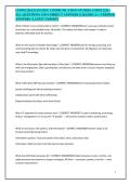 COMM 226 EXAM 2025 &vert; COMMUNICATION STUDIES COMM 2226 &vert; ALL QUESTIONS AND CORRECT ANSWERS &vert; GRADED A&plus; &vert; VERIFIED ANSWERS &vert; LATEST VERSION&NewLine;