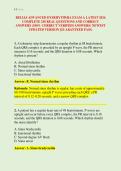 RELIAS ADVANCED DYSRHYTHMIA EXAM A LATEST 2026  &NewLine;COMPLETE 250 REAL QUESTIONS AND CORRECT &NewLine;ANSWERS &lpar;100&percnt; CORRECT VERIFIED ANSWERS&rpar; NEWEST &NewLine;UPDATED VERSION &vert;GUARANTEED PASS&period;