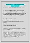 HONDROS BIO 117 EXAM 2 QUESTIONS WITH ACCURATE ANSWERS