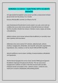 HONDROS 212 EXAM 3 QUESTIONS WITH ACCURATE ANSWERS