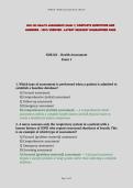 NUR 320 HEALTH ASSESSMENT EXAM 1 &vert; COMPLETE QUESTIONS AND ANSWERS - 100&percnt; VERIFIED - LATEST 2026&sol;2027 GUARANTEED PASS