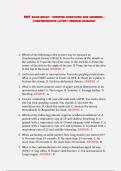 EMT EXAM READY - VERIFIED QUESTIONS AND ANSWERS - COMPREHENSIVE LATEST VERSION 2026&sol;2027&NewLine;&NewLine;