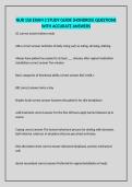 NUR 150 EXAM 2 STUDY GUIDE &lpar;HONDROS&rpar; QUESTIONS WITH ACCURATE ANSWERS