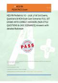 HESI RN Pediatrics V2 &ndash; 2026 3 Full Set Exams&comma; &NewLine;Questions & NGN-Style Case Scenarios FULL SET &NewLine;EXAMS WITH CORRECT ANSWERS &lpar;NGN-STYLE &NewLine;QUESTIONS & CASE SCENARIOS&rpar; Answers with &NewLine;detailed Rationale 