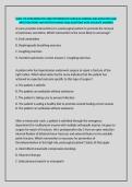 NURS 170 INTRAOPERATIVE AND POSTOPERATIVE SURGICAL NURSING-&lpar;INFLAMMATION AND INFECTION&rpar; PERRY AND POTTER-FUNDIES EAQS QUESTIONS WITH ACCURATE ANSWERS