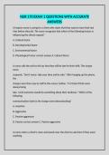 NUR 170 EXAM 1 QUESTIONS WITH ACCURATE ANSWERS
