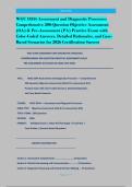WGU D344 Assessment and Diagnostic Processes&colon;&NewLine;Comprehensive 200-Question Objective Assessment&NewLine;&lpar;OA&rpar; & Pre-Assessment &lpar;PA&rpar; Practice Exam with&NewLine;Color-Coded Answers&comma; Detailed Rationales&comma; and CaseBased Scenarios for 2026 Certification Success&NewLine;
