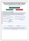 ATI RN Nutrition Proctored Exam Forms A&comma; B & C &vert; 140 Questions & Answers with Detailed Rationales & "Why Wrong" Explanations&NewLine;