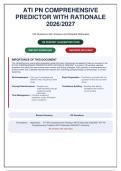 ATI PN Comprehensive Predictor Exam &vert; 120 Questions & Answers with Detailed Rationales & "Why Wrong" Explanations 2026&sol;2027&NewLine;