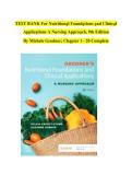 Test Bank for Grodner's Nutritional Foundations and Clinical Applications&colon; A Nursing Approach&comma; 9th Edition by Sylvia Escott-Stump&comma; Michele Grodner & Suzanne Dorner &vert; Chapters 1&ndash;20 Complete &vert; Questions & Answers &vert; 2027
