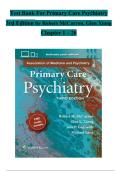 Test Bank for Primary Care Psychiatry&comma; 3rd Edition by Robert M&period; McCarron&comma; Glen L&period; Xiong&comma; Jane P&period; Gagliardi&comma; Michael Lang&comma; Wendy Cant & Kamilah McGuire &vert; Chapters 1&ndash;26 Complete &vert; Questions & Answers &vert; 2027