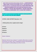 AT&T TKT II &lpar;Technical Knowledge Test II&rpar; &mdash; COMPREHENSIVE &NewLine;FINAL EXAM Technical Knowledge Test II &vert; 150 Questions with &NewLine;Verified Answers and Detailed Rationales EXAM QUESTIONS AND &NewLine;VERIFIED ANSWERS WITH DETAILED RATIONALES EACH &vert; &NewLine;CURRENTLY TESTING AN