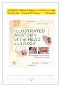 Test Bank For Illustrated Anatomy of the Head and Neck &NewLine;6th Edition by Fehrenbach All Chapters 1 &ndash; 12 Complete