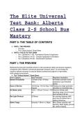 2026&sol;2027 S-Tier Alberta Class 2-S School Bus MELT Test Bank &lpar;Questions with Elite Distractor Analysis&rpar;