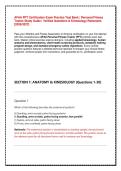 AFAA PFT Certification Exam Practice Test Bank &vert; Personal Fitness Trainer Study Guide &vert; Verified Questions & Kinesiology Rationales &lbrack;2026&sol;2027&rsqb;