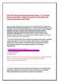 NSG 530 Advanced Pathophysiology Exams 1-4 Complete Practice Test Bank &vert; Wilkes University Verified Q&A with Clinical Rationales &lbrack;2026&sol;2027&rsqb;
