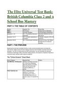 S-Tier British Columbia Class 2 & 4 School Bus Mastery Test Bank &lpar;2026&sol;2027&rpar; &vert;  Elite Q&A &plus; Air Brakes