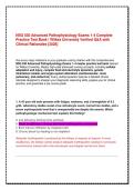 NSG 530 Advanced Pathophysiology Exams 1-4 Complete Practice Test Bank &vert; Wilkes University Verified Q&A with Clinical Rationales &lbrack;2026&sol;2027&rsqb;