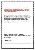 NSG 530 Advanced Pathophysiology Exams 1-4 Complete Practice Test Bank &vert; Wilkes University Verified Q&A with Clinical Rationales &lbrack;2026&sol;2027&rsqb;