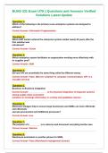 BUAD 331 Exam UTK &lpar; Questions and Answers Verified&NewLine;Solutions Latest Update