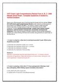 VATI Green Light Comprehensive Review Form A&comma; B&comma; C &vert; 2026&sol;2027 Newest Actual Exam &vert; Complete  Questions & Graded A&plus; Verified Answers