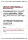 VATI Green Light Comprehensive Review Form A&comma; B&comma; C &vert; 2026&sol;2027 Newest Actual Exam &vert; Complete  Questions & Graded A&plus; Verified Answers