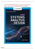Test Bank &ndash; Systems Analysis and Design 12th Edition&NewLine;Shelly Cashman&comma; Gary B&period; Shelly & Harry J&period; Rosenblatt &vert; Full Coverage &vert; Exam-Ready &vert; Rated A&plus;