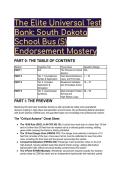 2026&sol;2027 Ultimate CDL School Bus &lpar;S&rpar; Endorsement Test Bank&colon; South Dakota &lpar;SDCL&rpar; & FMVSS Mastery &vert; S-Tier Q&A with Rationales