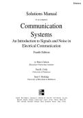 Solution Manual &ndash; Communication Systems 4th Edition&NewLine;Signals & Noise in Electrical Communication &vert; Complete Step-by-Step Solutions &vert; Rated A&plus;