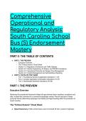 2026&sol;2027 South Carolina CDL School Bus &lpar;S&rpar; Endorsement Exam Prep &vert; Elite Scenarios&comma; Answers & Rationale