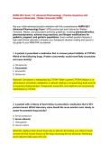 NURS 6521 Exam 1 V1 Advanced Pharmacology &vert; Practice Questions with Answers & Rationales &vert; Walden University &lbrack;2026&sol;2027&rsqb;
